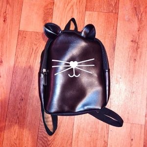 Black Cat kids Backpack or purse